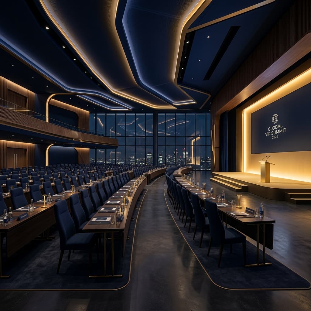 Luxurious corporate event hall in Abuja